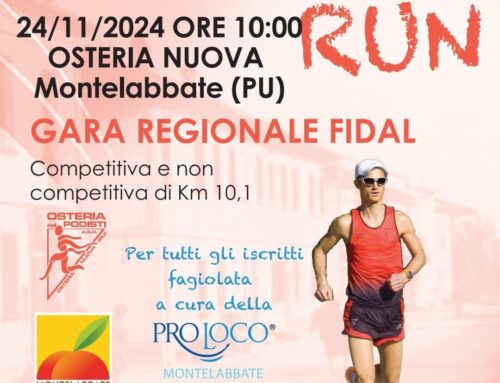 1° OSTERIA DEI PODISTI RUN – 24 novembre